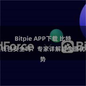 Bitpie APP下载 比特派钱包安全吗？专家详解其全面优势