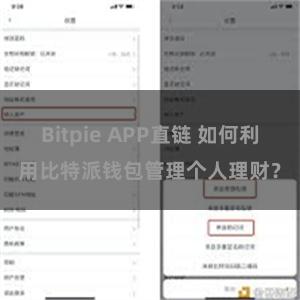 Bitpie APP直链 如何利用比特派钱包管理个人理财？