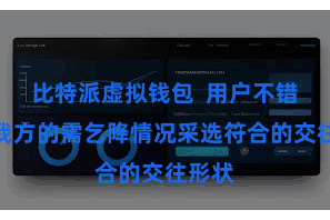 比特派虚拟钱包  用户不错字据我方的需乞降情况采选符合的交往形状